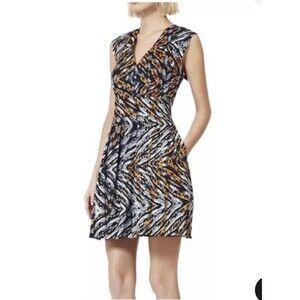 REISS Pleated Bell Skirt Amyline Dress - Sz 12 - Flawless - $320